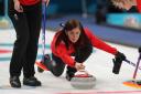 Great Britain's skipper Eve Muirhead during their match with Switzerland  at the Gangneung Curling Centre on day ten of the PyeongChang 2018 Winter Olympic Games in South Korea. PRESS ASSOCIATION Photo. Picture date: Monday February 19, 2018. See PA s