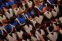 A university graduation ceremony