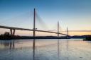 Queensferry Crossing from Port Edgar Maria