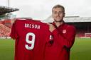 Aberdeen unveil James Wilson as their latest signing on loan from Manchester United. Picture: SNS