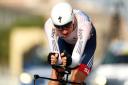DOHA, QATAR - OCTOBER 10:  Tao Geoghegan Hart of Great Britain competes in the Men's U-23 Individual Time Trial during day two of the UCI Road World Championships on October 10, 2016 in Doha, Qatar.  (Photo by Bryn Lennon/Getty Images).