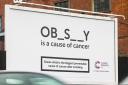 Cancer Reasearch's campaign poster to combat the rise of obesity.