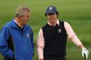 Colin Montgomerie and Rory McIlroy