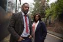 Idris Elba as DCI John Luther and Wunmi Mosaku as DS Halliday in the BBC drama Luther. Photograph: PA Photo/BBC/Des Willie