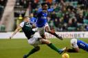 Ryan Porteous tackles Rangers' Lassana Coulibaly last month