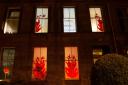 Strathbungo Window Wanderland 2019. Windows on Regent Park Square...   Photograph by Colin Mearns.23 February 2019..