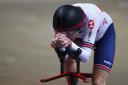 John Archibald competes in the men's individual pursuit but could only finish seventh