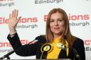 Ash Denham of SNP wins Edinburgh East constituency at Ingliston friday..Pic Gordon Terris/The Herald.04/05/16.