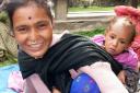A mother and baby in Nepal where EMMS International has been helping girls into healthcare courses