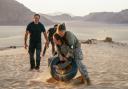 Ferne grabbing tyre from Jade during Murderball task in Celebrity SAS; Who Dares Wins