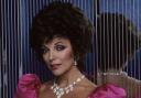 Joan Collins, who played Alexis Carrington in Dynasty, popularised the shoulder pad style in the 1980s, as did the cast of Dallas