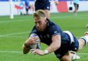 Kyle Steyn scores try for Scotland