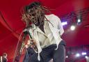 Kayus Bankole of Young Fathers performs onstage at the 2024 Coachella Valley Music and Arts Festival in Indio, California