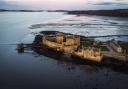 Blackness Castle, West Lothian, on the Firth of Forth at sunset. Picture date: Monday April 12, 2021. PA Photo. Photo credit should read: Jane Barlow/PA Wire.