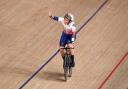 Dame Sarah Storey competes in the C5 category
