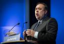 Alex Salmond delivers his leaders speech during the first annual conference for the Alba Party at Greenock Town Hall, Greenock, Inverclyde. Picture date: Sunday September 12, 2021. PA Photo. See PA story POLITICS Alba. Photo credit should read: Jane