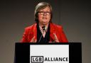 MP Joanna Cherry QC delivers her speech during the first LGB Alliance annual conference at the Queen Elizabeth II Conference Centre in central London.