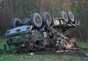 Two men seriously injured after Army truck overturns near Dunblane