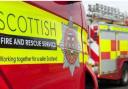 Six fire appliances and specialist height resources were dispatched to the scene