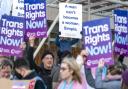 Protests outside Holyrood over gender reform