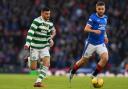 Liel Abada of Celtic and Nicolas Raskin of Rangers during the Viaplay League Cup Final