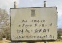Ian MacDonald spotted this mysterious road sign, though not while he was in some exotic location, far from Scotia, where the native alphabet is strikingly different from our own. “It’s a weather-beaten sign in Inverary,” he reveals.