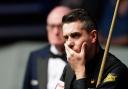 Mark Selby holds a narrow lead (Zac Goodwin/PA)