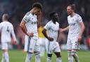 Leeds players show their dejection at Bournemouth on Sunday after slipping to another heavy Premier League defeat (Steven Paston/PA)