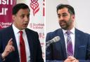 Scottish Labour leader Anas Sarwar, left, and First Minister and SNP leader Humza Yousaf