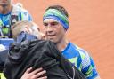 It was an emotional finish at the inaugural Rob Burrow Leeds Marathon (Danny Lawson/PA)