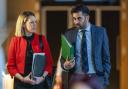 Education secretary Jenny Gilruth with First Minister Humza Yousaf