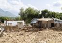 Homes destroyed by Cyclone Freddy,  Phalombe District, Malawi
