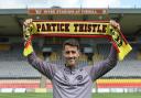Brian Graham signed a contract extension that will keep the striker at Thistle until 2025