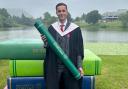 Ludovico Caminati after his gratudation from the University of Stirling