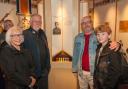 Mr Brian Gaskin and his family, from Ontario, Canada, visit the Royal Scots Regimental Museum at Edinburgh Castle to view the Victoria Cross and other medals, awarded to his grandfather, Private Henry H. Robson