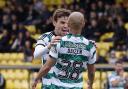 Goalscorers Matt O'Riley and Daizen Maeda were outstanding as Celtic coasted to victory over Livingston despite being reduced to 10 men.