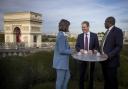 Sir Keir Starmer, shadow chancellor Rachel Reeves  and shadow foreign secretary David Lammy prepare for their meeting with French President Emmanuel Macron in Paris earlier this month