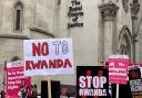 Protest against the UK Government's Rwanda policy