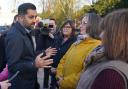 Humza Yousaf meets residents in Brechin