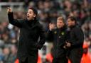Arsenal have thrown their support behind manager Mikel Arteta after his angry post-match comments about VAR after a 1-0 defeat at Newcastle (Owen Humphreys/PA)