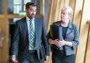 First Minister Humza Yousaf and his deputy, Shona Robison