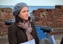 Mairi Gougeon launching the Marine Sector in an Independent Scotland paper at Dunbar Harbour