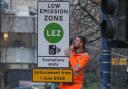 Low Emission Zone signs appear in Edinburgh city centre