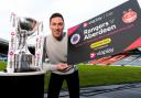 Scott Brown promotes Viaplay's coverage of the Viaplay Cup final between Rangers and Aberdeen at Hampden on Sunday