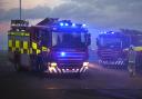 Eight fire appliances attended the blaze in Ayr town centre on Tuesday night
