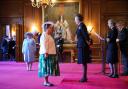 Dame Jacqueline Baillie, Deputy Leader, Scottish Labour Party, is made a Dame Commander of the British Empire by the Princess Royal at the Palace of Holyroodhouse, Edinburgh