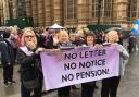 A recent protest by Waspi (Women Against State Pension Inequality) women