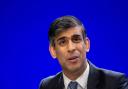 Rishi Sunak at the Scottish Tory conference in Aberdeen