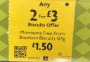 Ross Milligan spotted this wonderful bargain, where the savings will be very easy to carry around in a wallet.