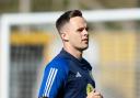 Lawrence Shankland in Scotland training